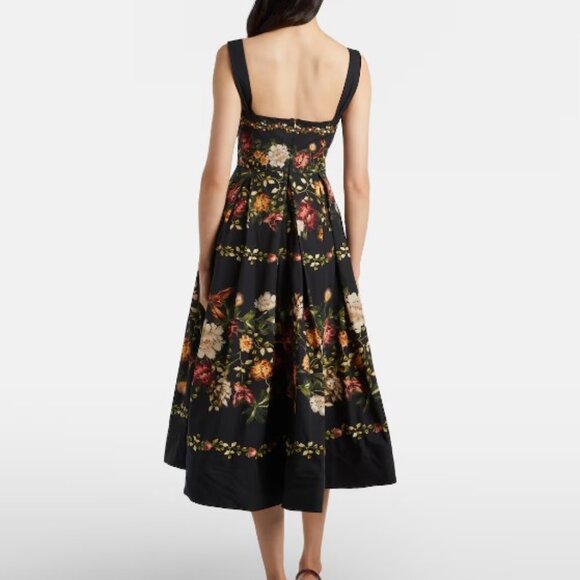 Agua by Agua Bendita Alcaparra floral cotton midi dress - Picture 2 of 10